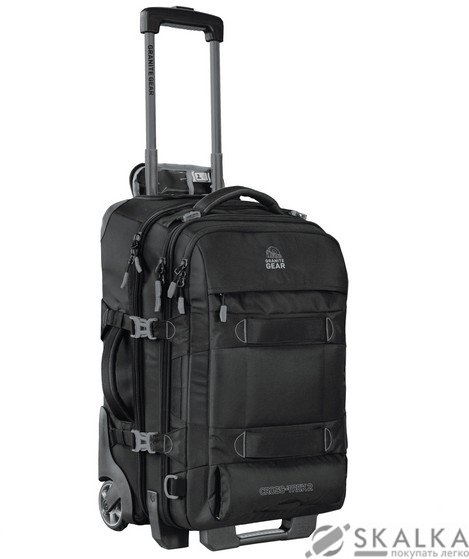 На фото Сумка-рюкзак на колесах Granite Gear Cross Trek 2 Wheeled 53 Black/Flint (926091)