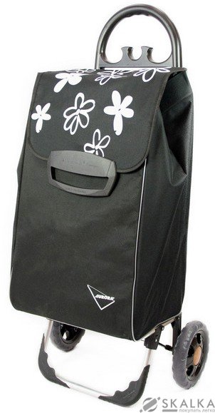 На фото Сумка-тележка Aurora Milano 60 Black/Flower (926859)