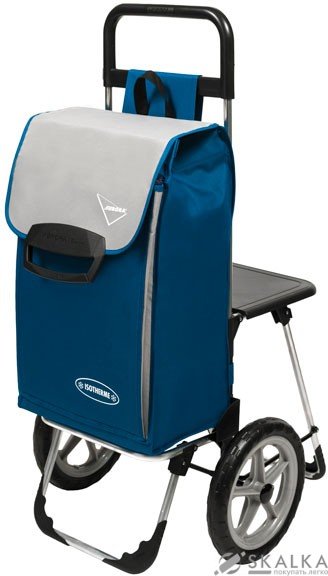 На фото Сумка-тележка Aurora Relax 65 Blue/Grey (926868)