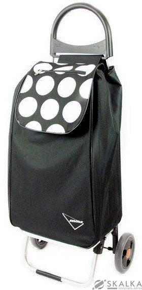 На фото Сумка-тележка Aurora Rio 50 Black/White Pois (926850)