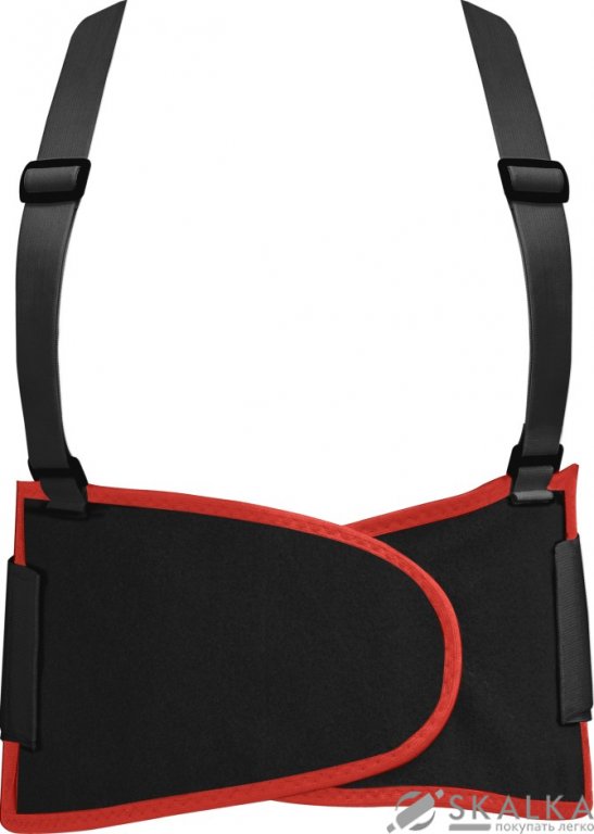 На фото Пояс для поддержки спины Yato эластичный, 112х20 см, размер L (YT-74240)