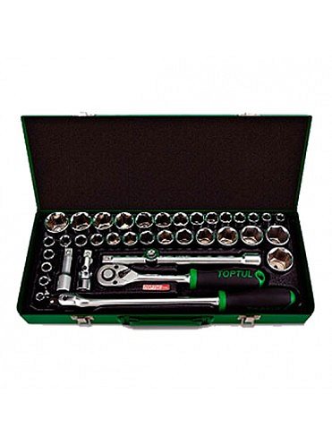 Набор инструмента Toptul 1/2" дюйм + метр. 38ед. (GCAD3803)
