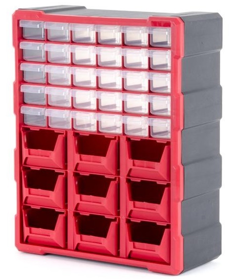 Органайзер Intertool 19" 475х380х160 мм 39 ячеек (BX-4015)