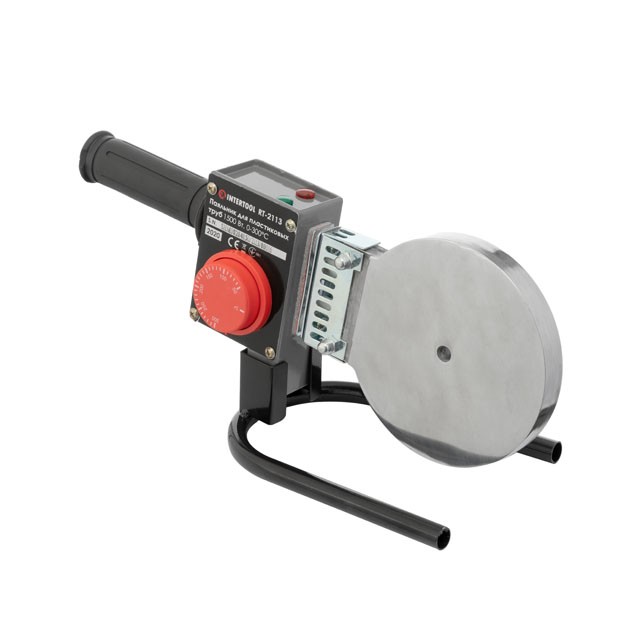 Паяльник для пластиковых труб Intertool 1500 Вт 0-300°С насадки 75, 90, 110 мм (RT-2113)