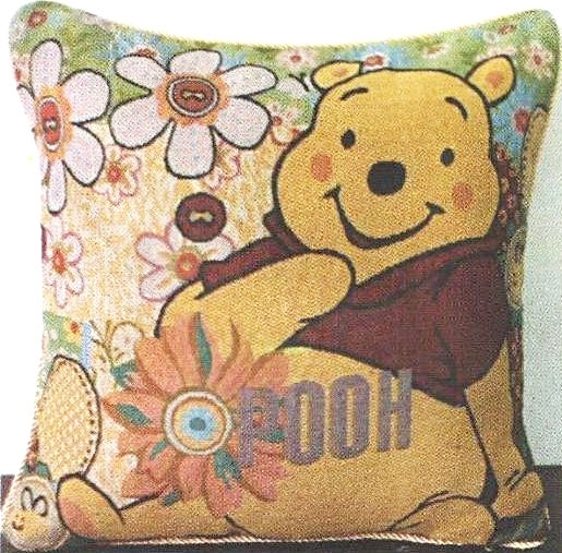 Наволочка Arya 45х45 см 2 шт Winnie Pooh Цветочный (1451030)