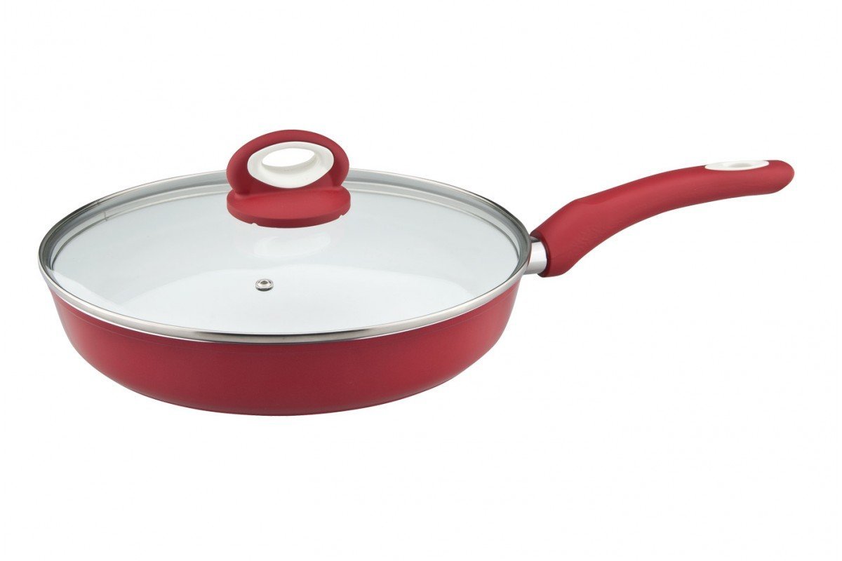 Сковорода с крышкой Vinzer 26 см EcoCeramic Induction line (89465)