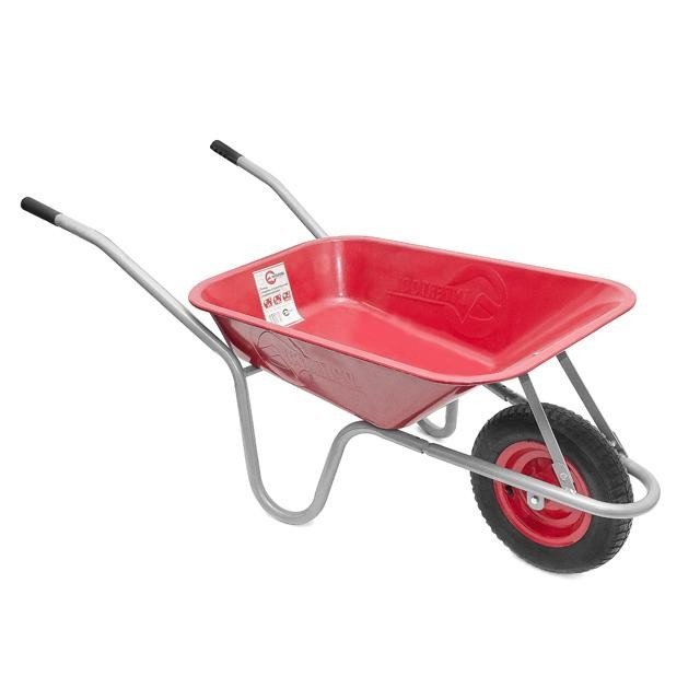 Тачка садово-строительная Intertool 65л, 130кг, 1 колесо 14" 3.50-8 (WB-0613)