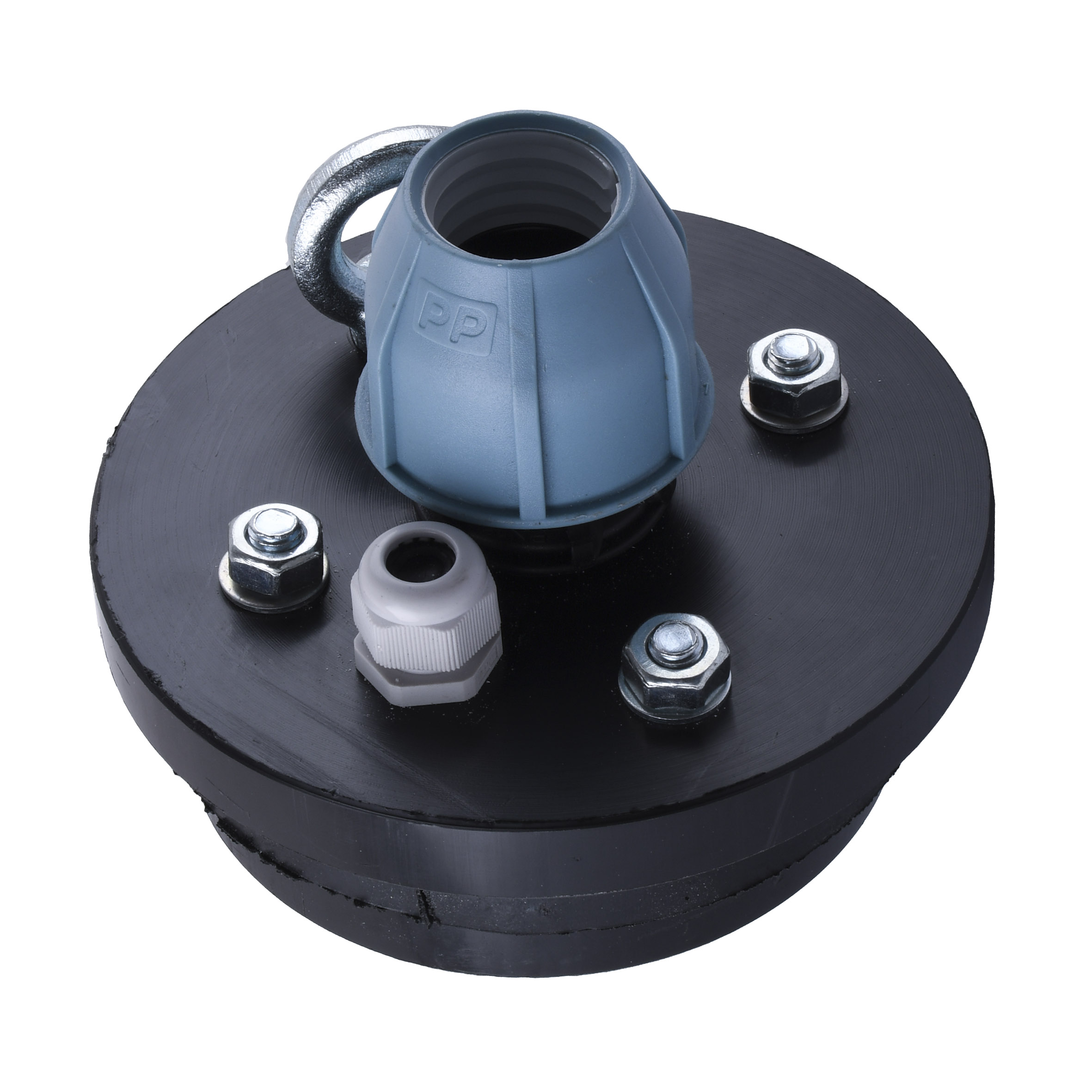 Оголовок черный для скважин Cristal d-160мм*32мм