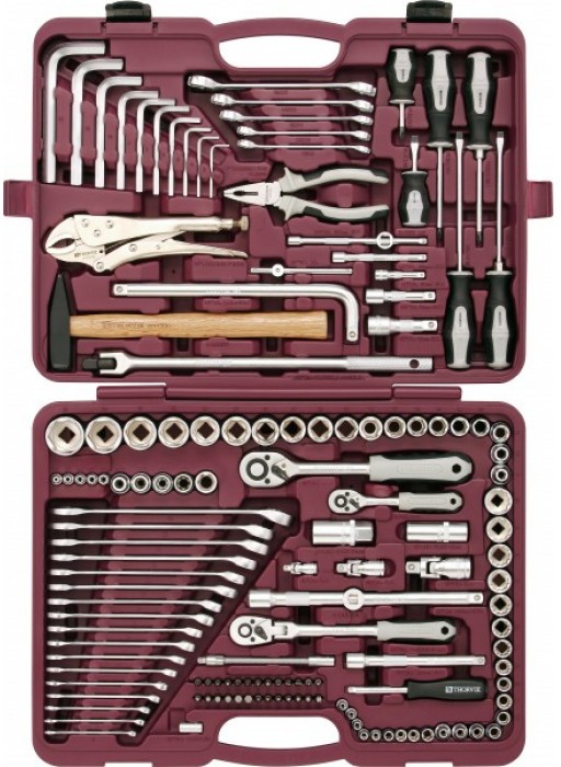 Набор инструмента универсальный Thorvik 1/4", 3/8", 1/2"DR, 142 предмета (UTS0142)