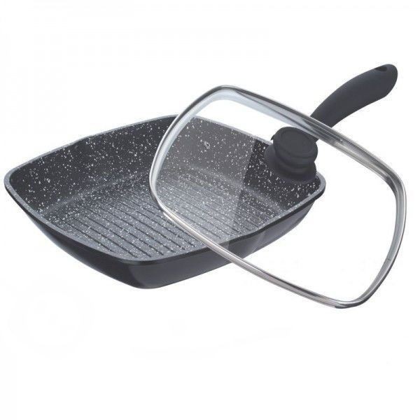 Сковорода-гриль Bohmann 24 х 24 см с мраморным покрытием (BH 1002-24 MRB)