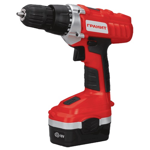 Шуруповерт аккумуляторный Гранит ШБА-18 (833918)