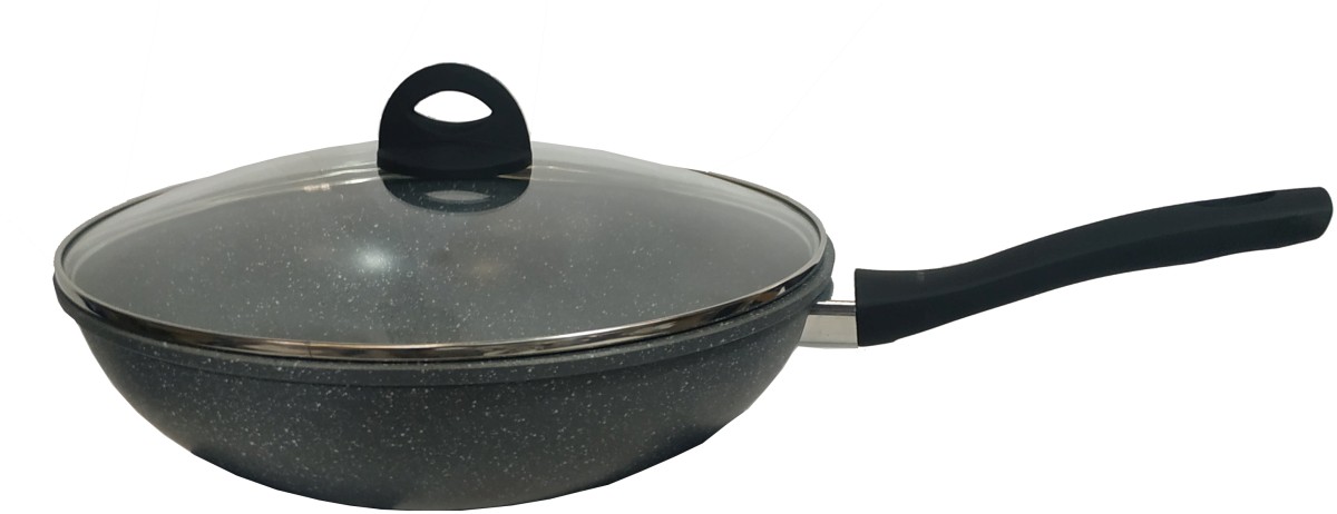 Сковорода-вок Benson 30 см с мраморным покрытием (BN-497)