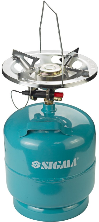 Комплект газовый кемпинг с пьезоподжигом Comfort 8 л Sigma (2903121)