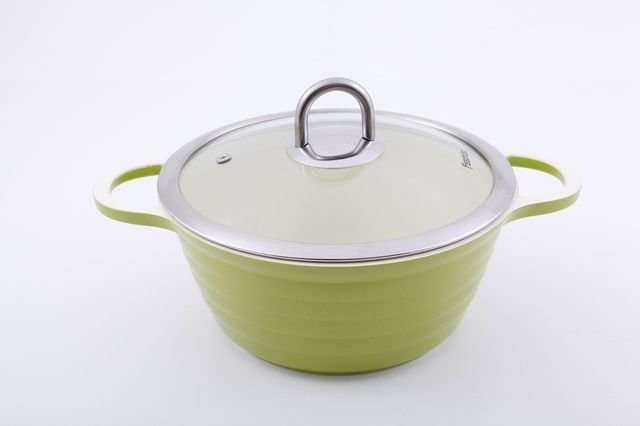 Кастрюля Fissman Lazurite 20x8.5 см/2.1 л со стеклянной крышкой (AL-4590.20)