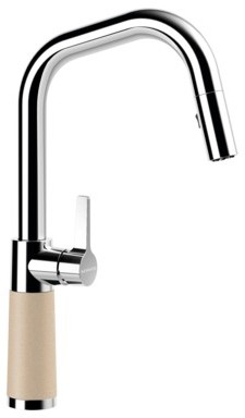 Кухонный смеситель Schock SC530 Moonstone-22 хром/лунный камень (55612022)