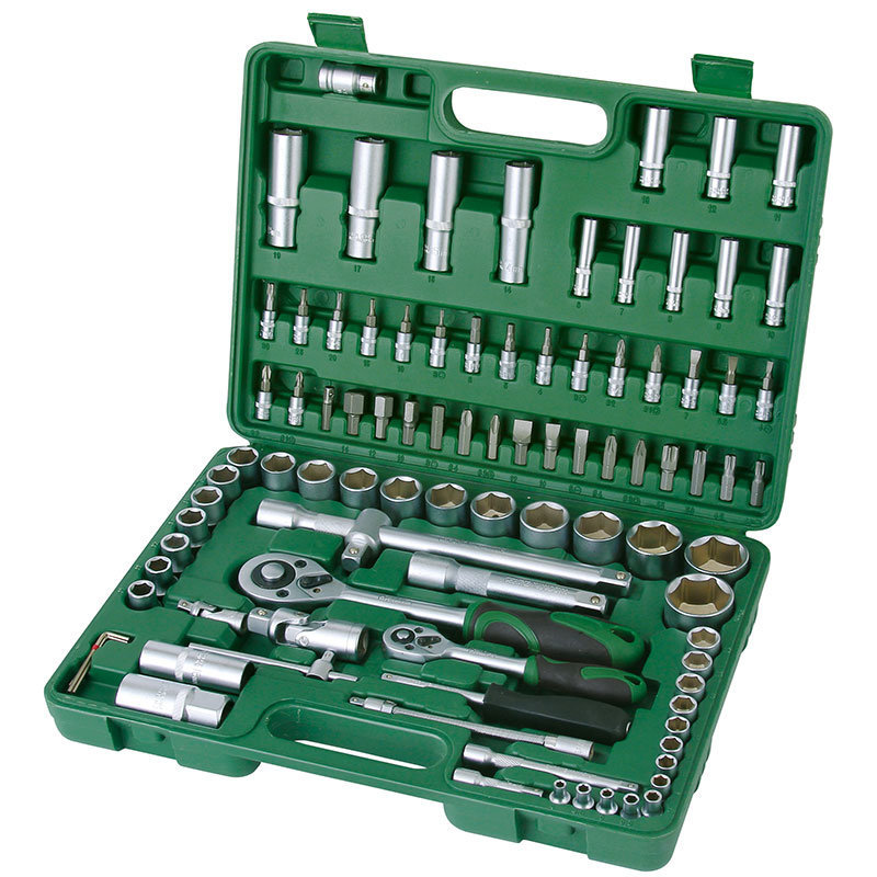 Набор насадок торцевых и бит Grad ¼ ½ 94шт (6004265)