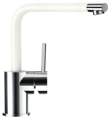 Смеситель для кухни Schock Nimbus Polaris-99 хром/белый (52300099)