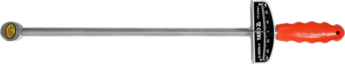 Стрелочный динамометрический ключ Yato 1/2" 0-300 Нм (YT-07641)