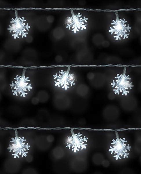 Гирлянда Edelman BV 3.9 м 40 LED-ламп снежинки (370652)