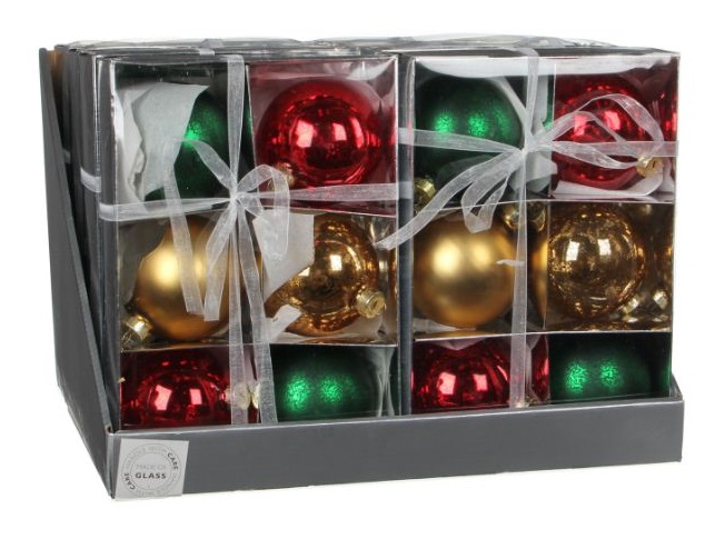 Елочные шарики Christmas House комплект 6 шт (1013777)