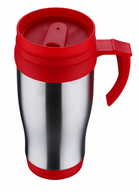 Термокружка Bergner 400 мл (RB-3019-RD)