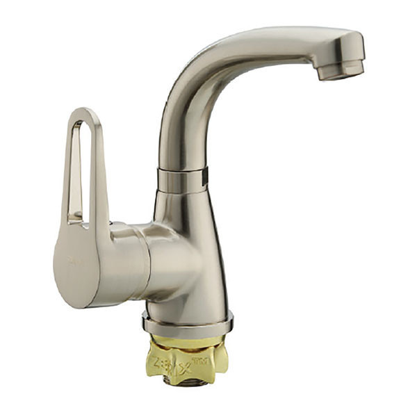 Смеситель для раковины ZERIX SOP1 146 нержавейка (ZX2651)