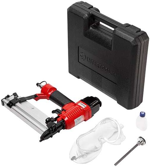Степлер пневматический Intertool под скобу/гвозди 16-40*5.8*1.25 / 15-50*1.25x1 (PT-1612)