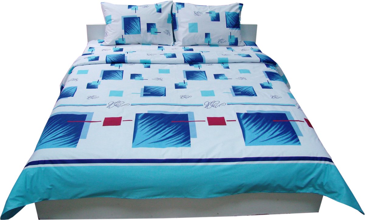 Комплект постельного белья Руно 220х240 см 5шт Семейный Синий (6.114Г_30-0113 Blue)
