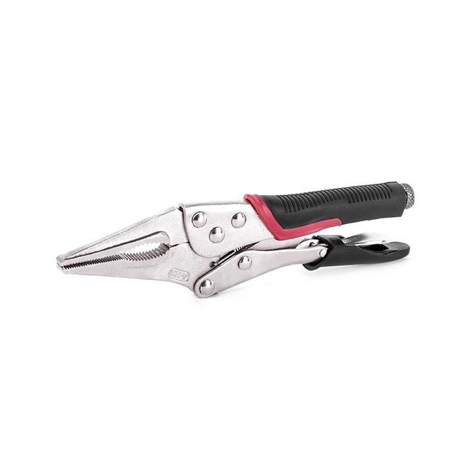 Клещи зажимные Intertool универсальные 230мм удлиненные, CrV (UT-5204)