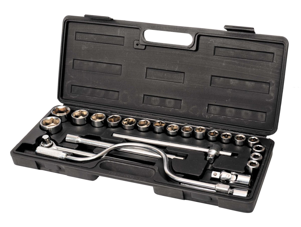 Набор насадок торцевых Mastertool 1/2" 24 шт в кейсе (78-0260)