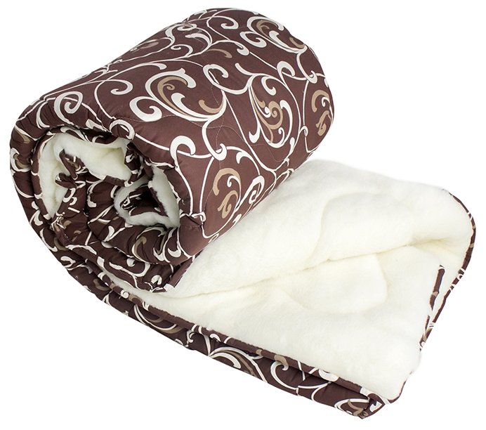 Одеяло Уют Овечья шерсть и Холлофайбер 200х220 см (211717)