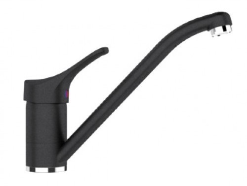 Кухонный смеситель Schock Leva Inox-12 серый (51100012)