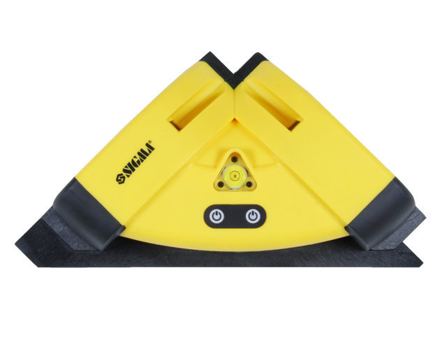 Уровень лазерный угловой Sigma, магнитное дно (без батарейки) (3727101)