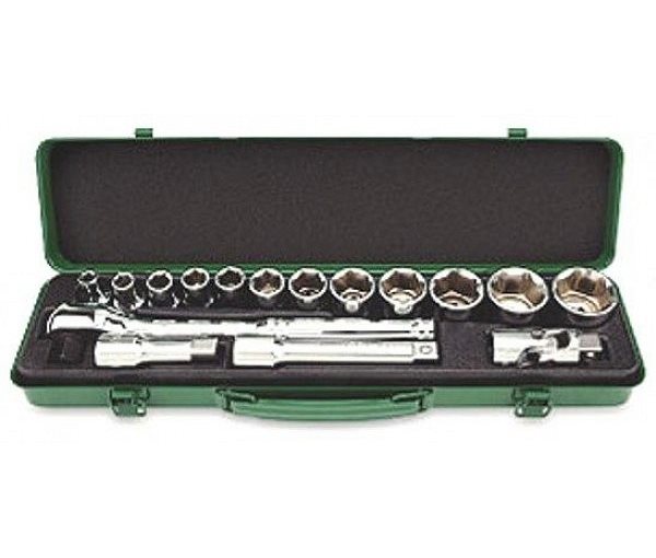 Набор инструмента Toptul 1/2" 16ед. 6 граней (GCAD1601)