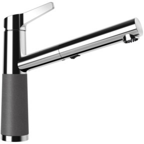 Кухонный смеситель Schock SC510 Stone-88 хром/серый (55412088)