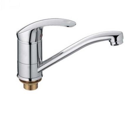 Кухонный смеситель Haiba Mars 555-15 CM на гайке (HB0269)