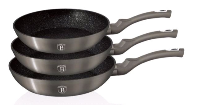 Набор сковородок Berlinger Haus Carbon Metallic Line BH-1273