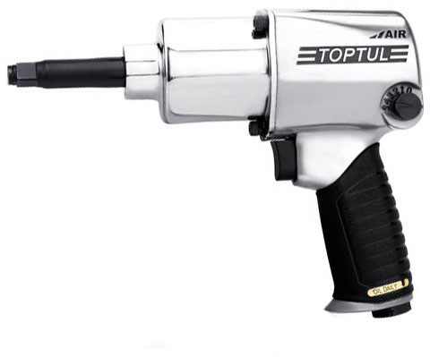 Пневмогайковерт Toptul 1/2" 813 N/m длинный шпиндель 6500 об/мин 2.9 кг (KAAB1660)