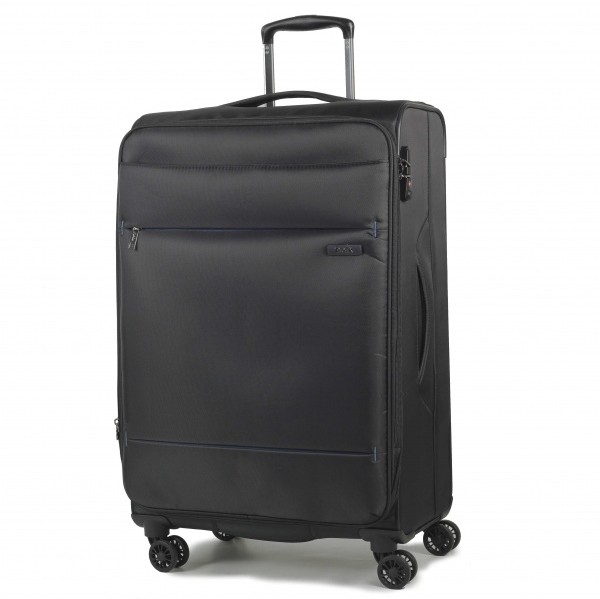 Чемодан на колесах Rock Deluxe-Lite (M) Black (924782)