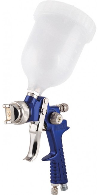 Пневмопистолет с верхним баком Miol HVLP синий 1.4 мм (80-828)