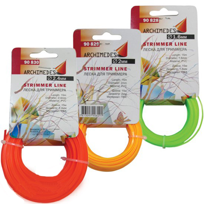 Леска для мотокос с сердечником Forte 2.4 мм 15 м (40091)