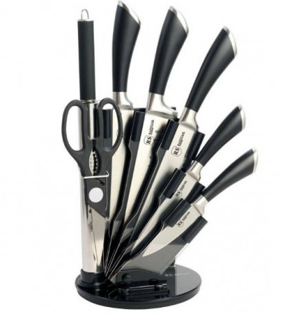 Набор ножей Rainstahl на подставке 8 предметов (RS-8001-8)