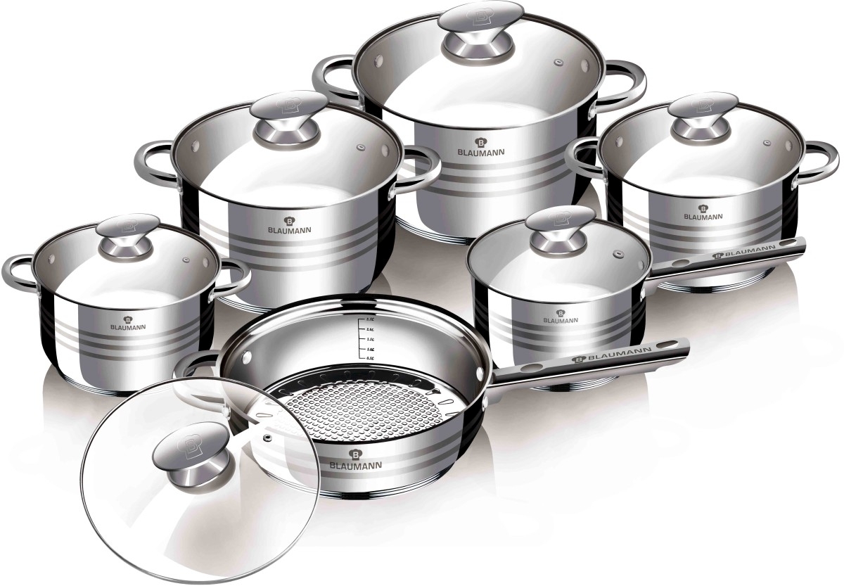 Набор посуды Blaumann Gourmet Line 12 предметов (BL-3135)