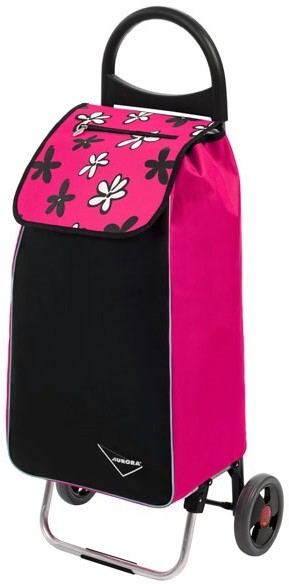 Сумка-тележка Aurora Rio 50 Red/Black Flower (926851)