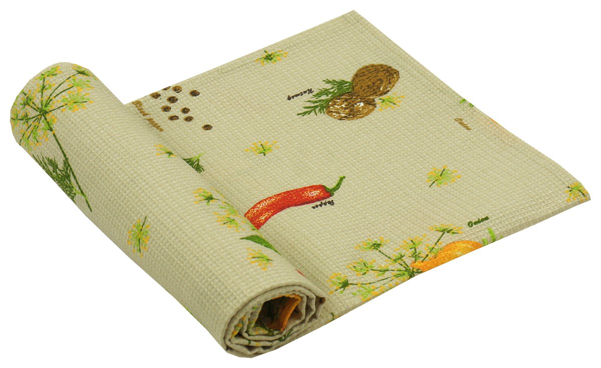 Полотенце вафельное Руно 35x70 см (217.15_Бежевий спеції)