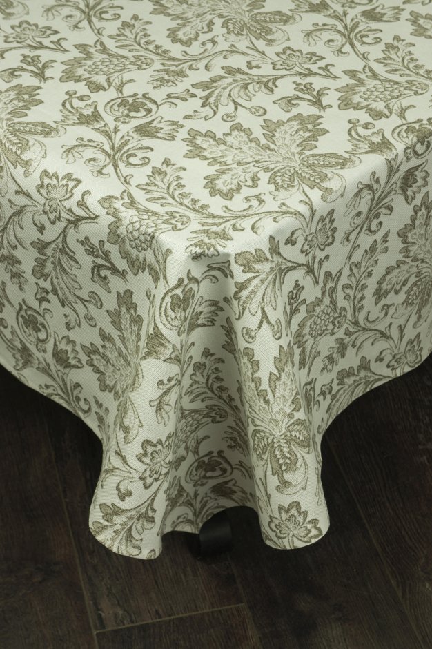 Скатерть Руно 150x150 см (231.114_Завиток сірий)