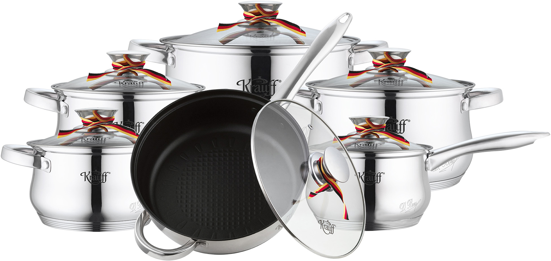 Набор посуды Krauff VERMACHTNIS 12 предметов (88-222-007)