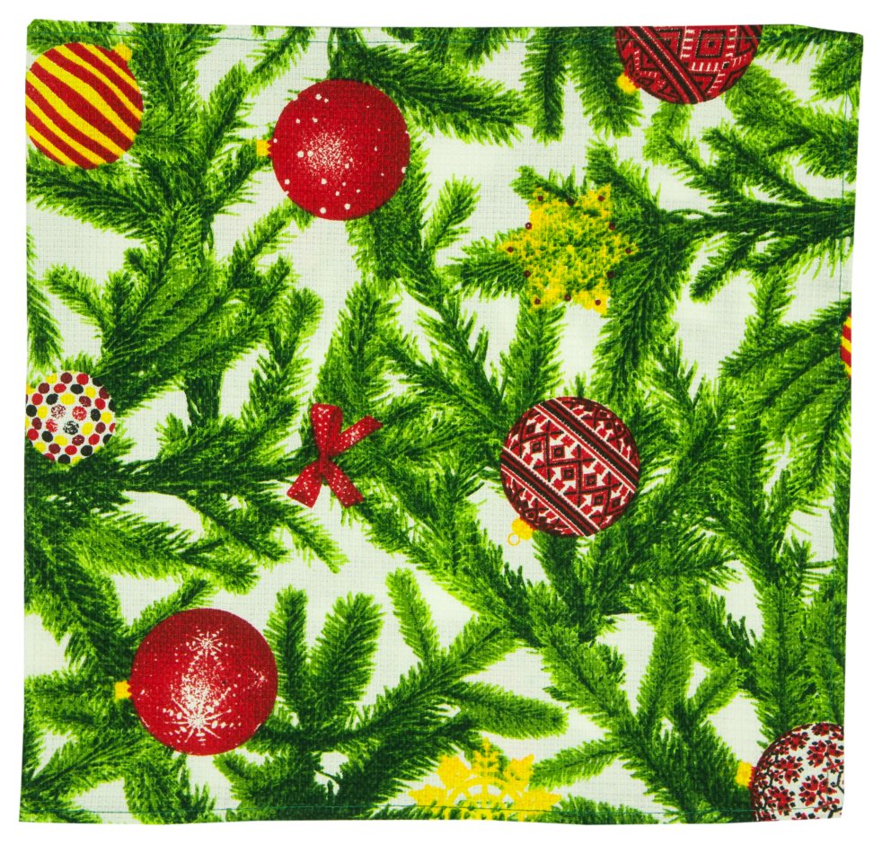 Полотенце вафельное Руно 35x70 см (217.15_Новий рік)