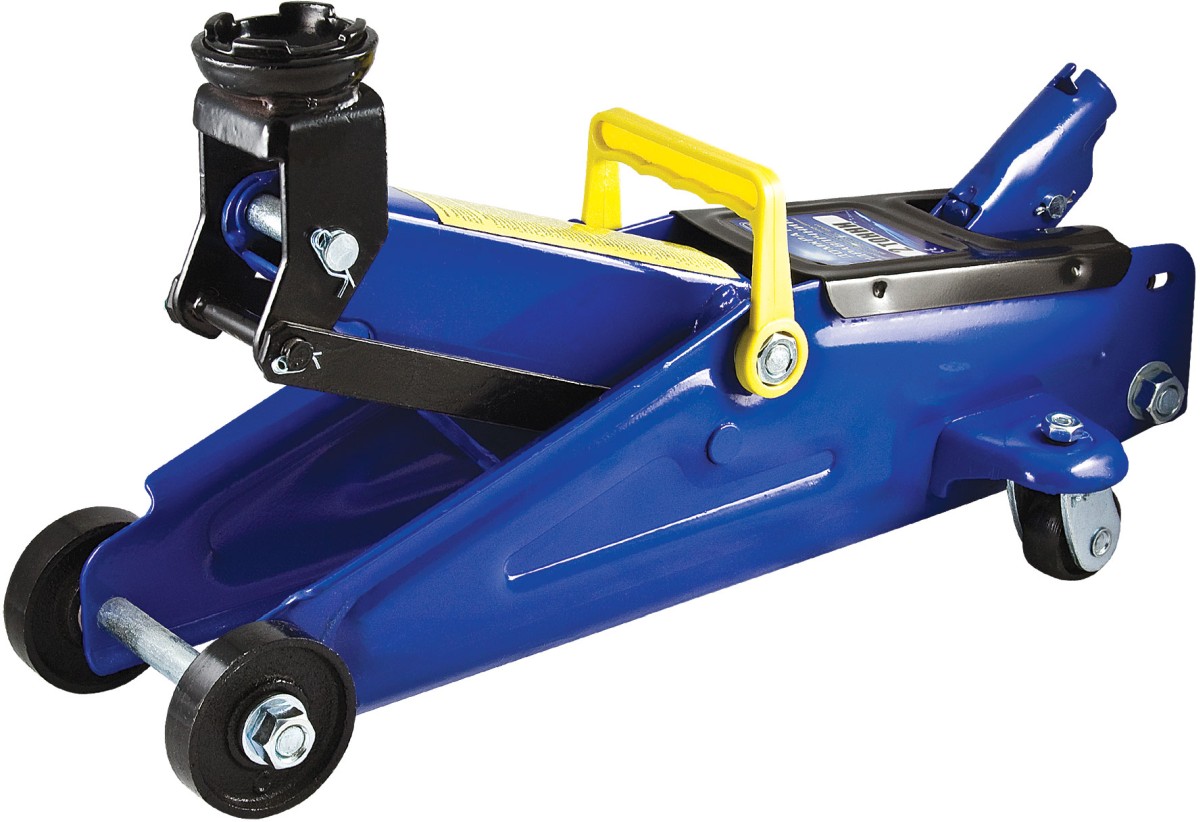 Домкрат подкатной Iron Hand 2 т 128-300 мм в кейсе (ДП-20065К)