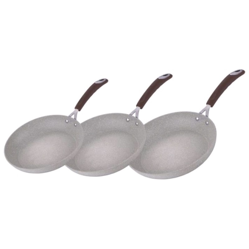 Набор сковород Berlinger Haus Beige Stone Touch Line 3 предмета (BH-1185)